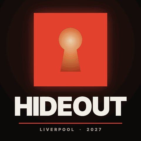 HIDEOUT keyhole logo